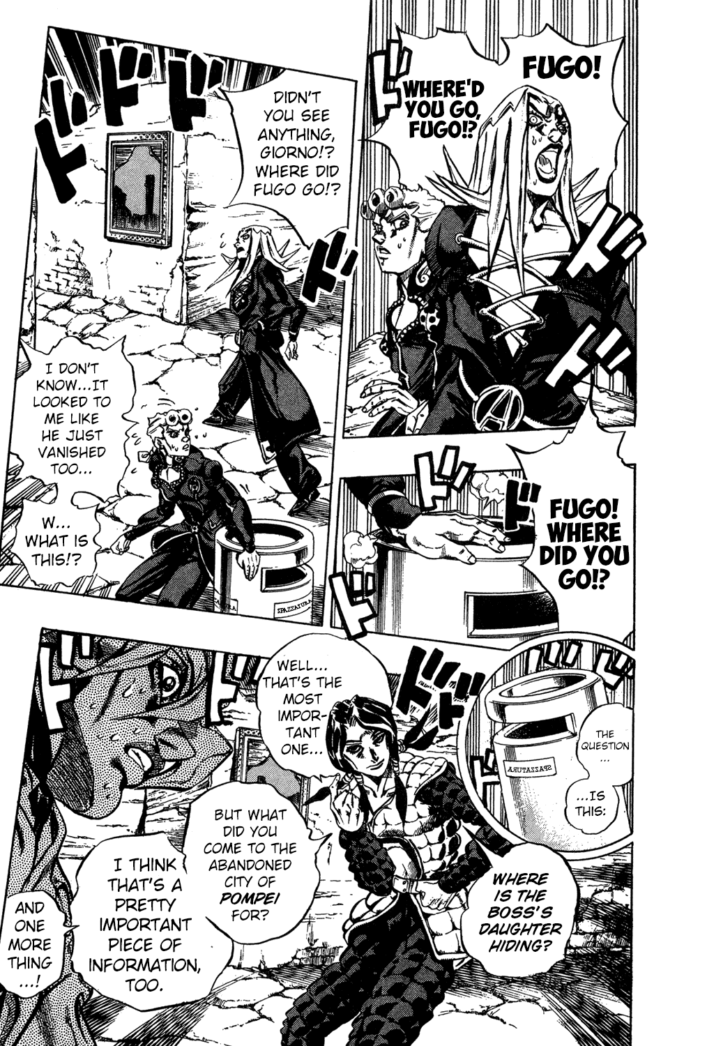 Jojo's Bizarre Adventure Part 5 - Vento Aureo - Vol.5 Chapter 40: Man In The Mirror And Purple Haze Part 1