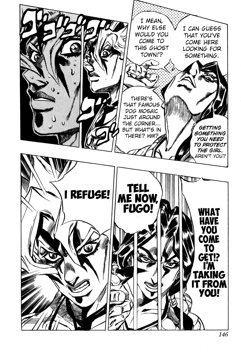 Jojo's Bizarre Adventure Part 5 - Vento Aureo - Vol.5 Chapter 40: Man In The Mirror And Purple Haze Part 1