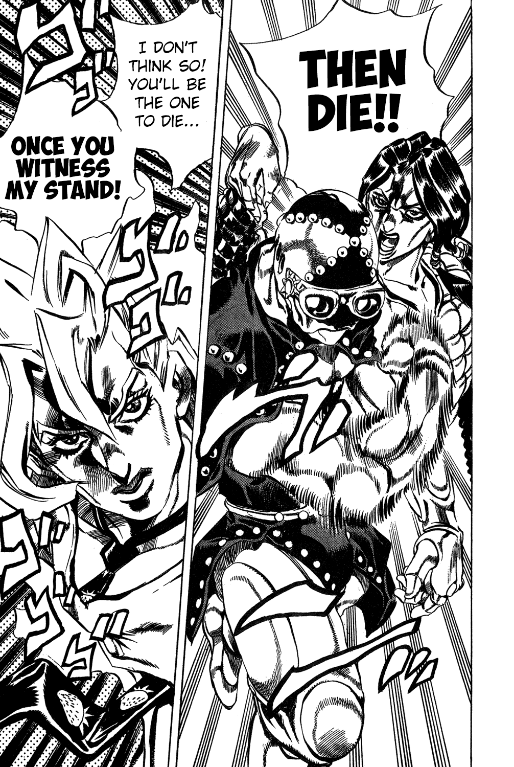 Jojo's Bizarre Adventure Part 5 - Vento Aureo - Vol.5 Chapter 40: Man In The Mirror And Purple Haze Part 1