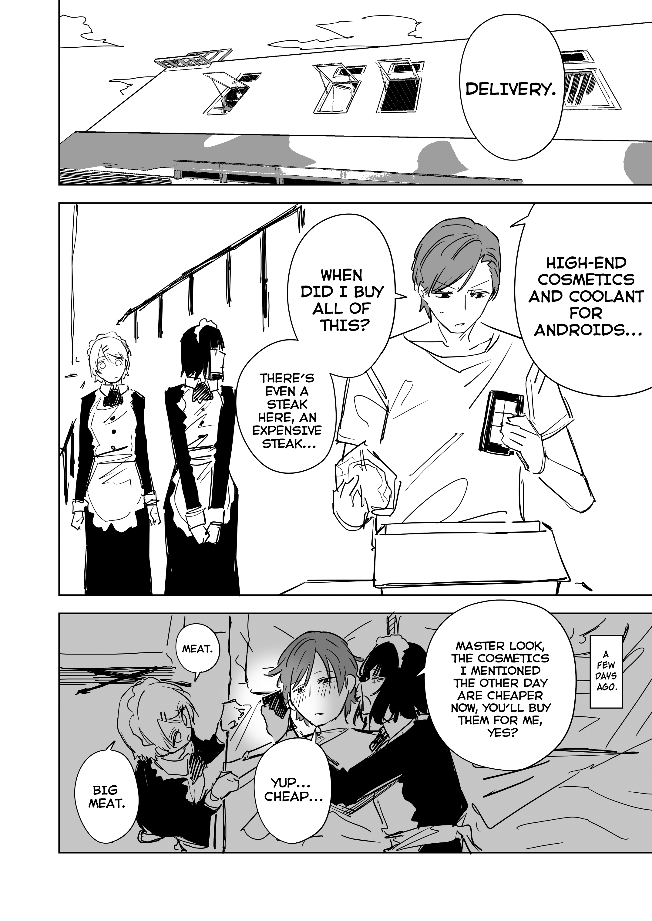 Robo Maid Ga Kanjou Yutaka Ni Naru Hanashi - Chapter 10: The Robo Maid And The Drunkard