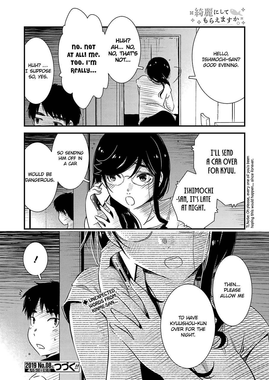 Kirei Ni Shitemoraemasuka - Vol.3 Chapter 20: I Will Stay A Little Longer.