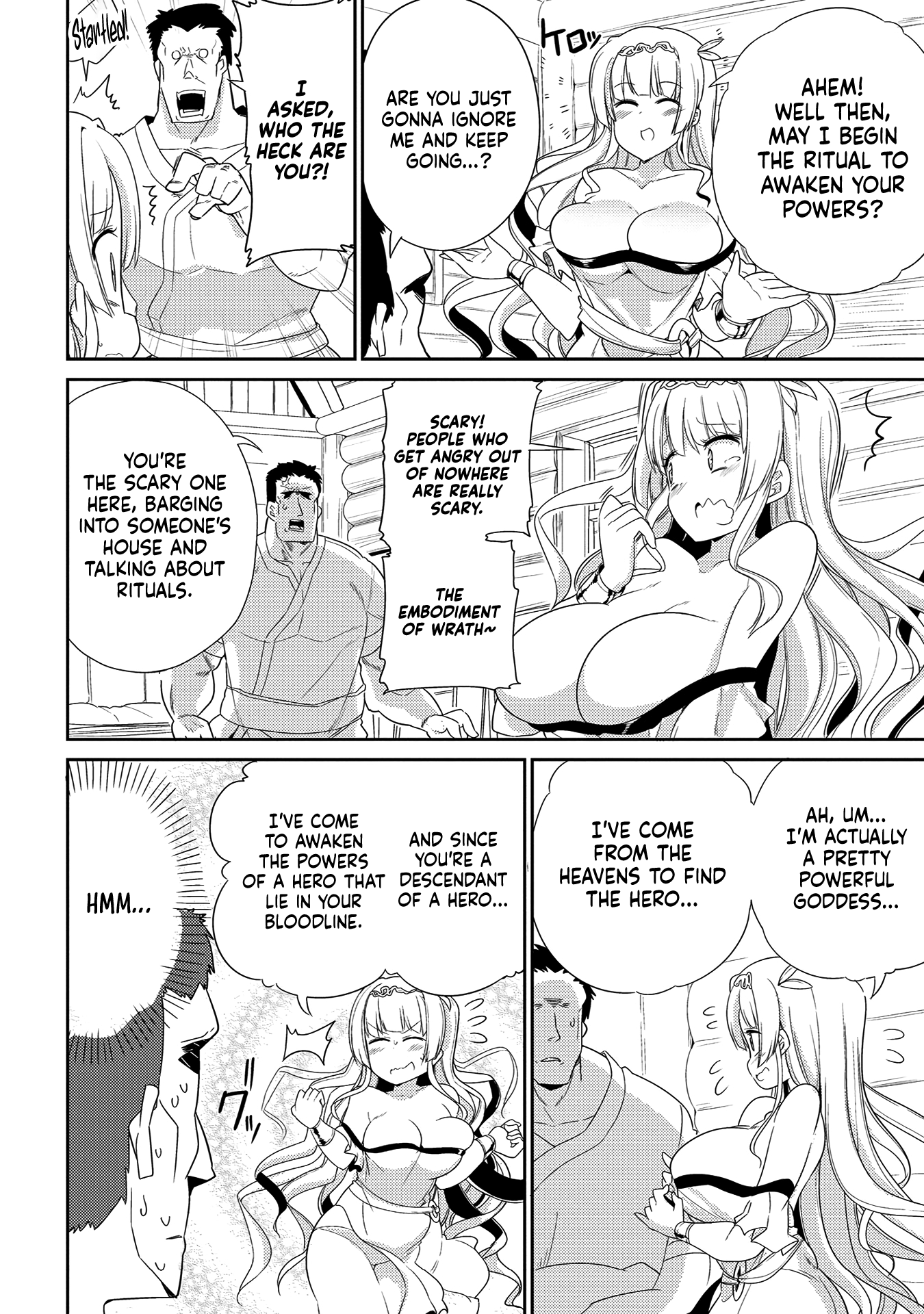 Erosugi Cheat De Isekai Harem♪ Comic Anthology - Chapter 4: Goddess And Hero - Mamo Williams