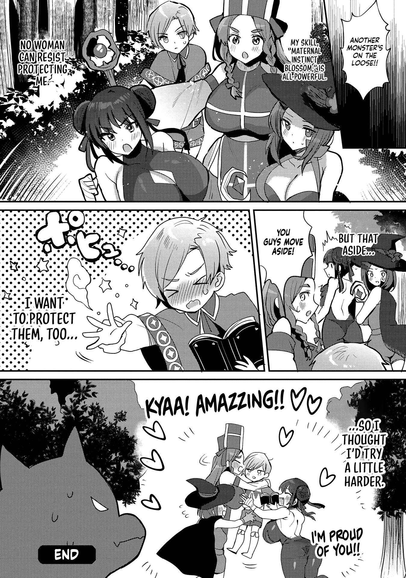 Erosugi Cheat De Isekai Harem♪ Comic Anthology - Chapter 3: Heart Racing ♡ Maternal Instinct Blossom Harem - Meisuke