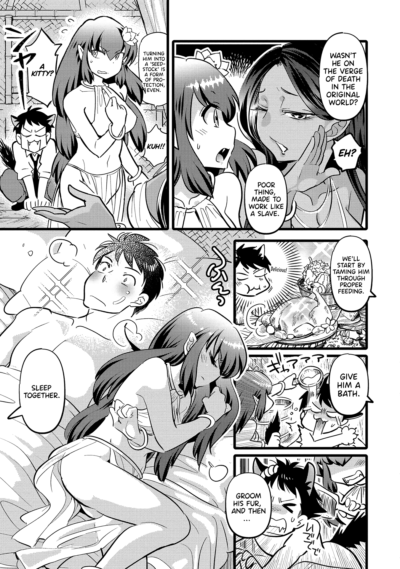 Erosugi Cheat De Isekai Harem♪ Comic Anthology - Chapter 1: My Cute Seedstock-San - Kaworu Watashiya