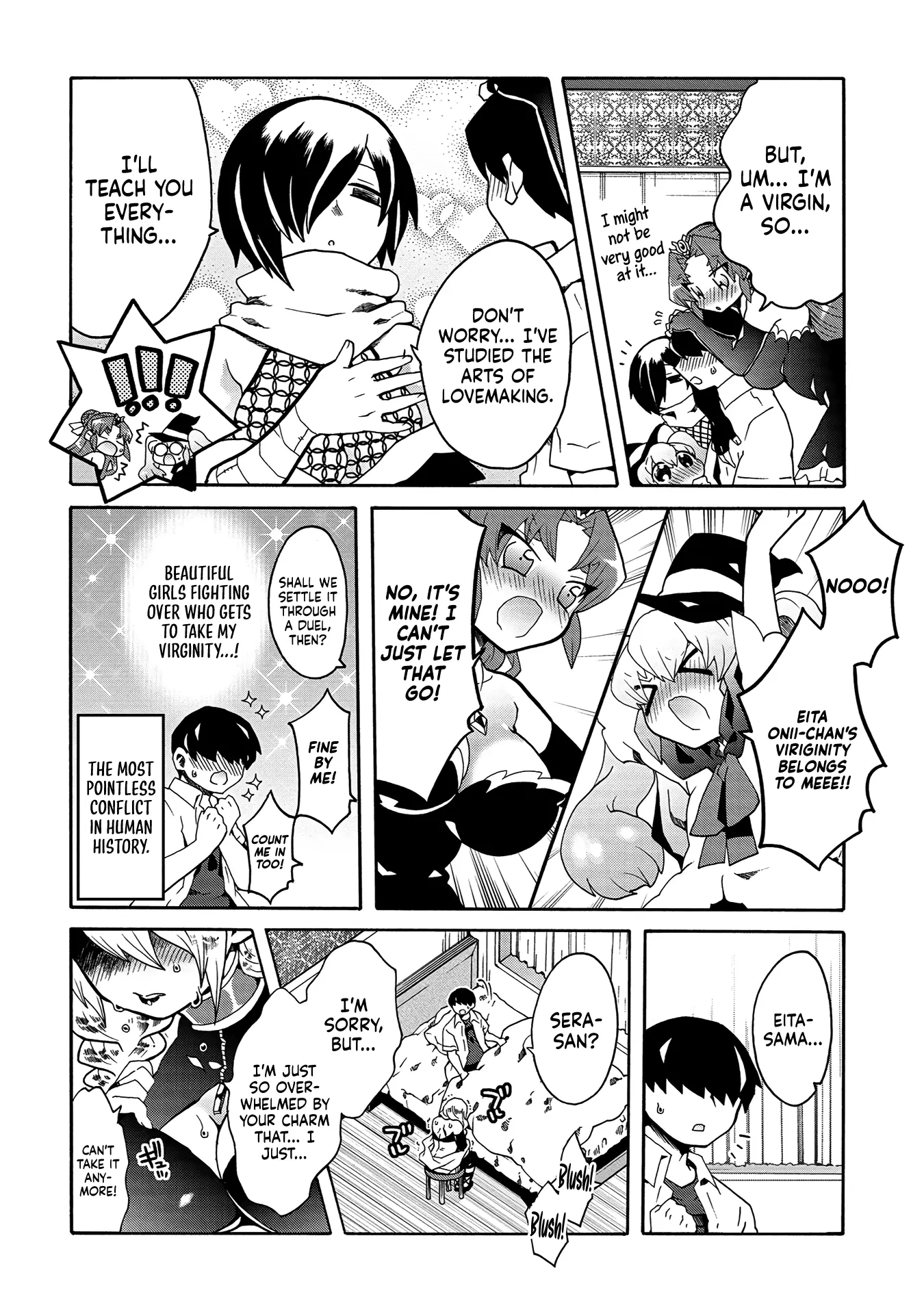 Erosugi Cheat De Isekai Harem♪ Comic Anthology - Chapter 8: The Extra Guy Becomes The Main Character Of A Harem In Another World - Amemori