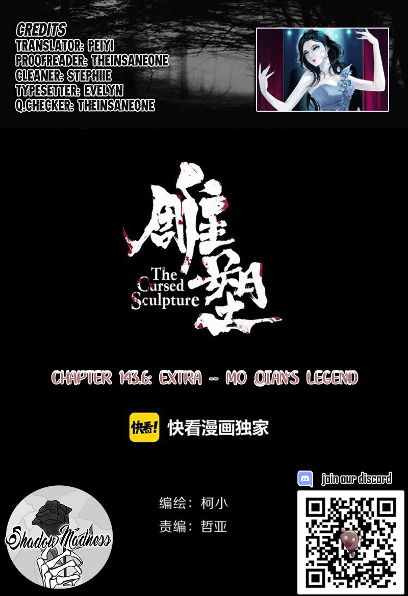 The Cursed Sculpture - Chapter 143.6: Extra 6: Mo Qian's Legend