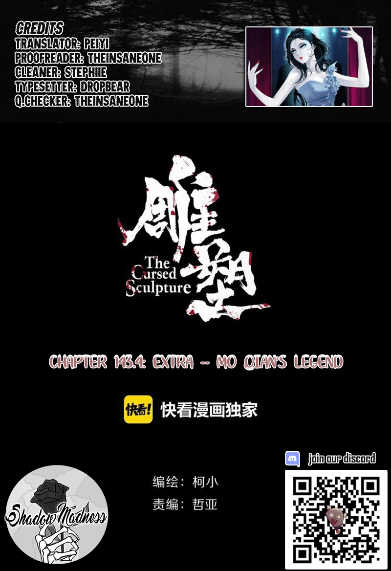 The Cursed Sculpture - Chapter 143.4: Extra 4: Mo Qian's Legend