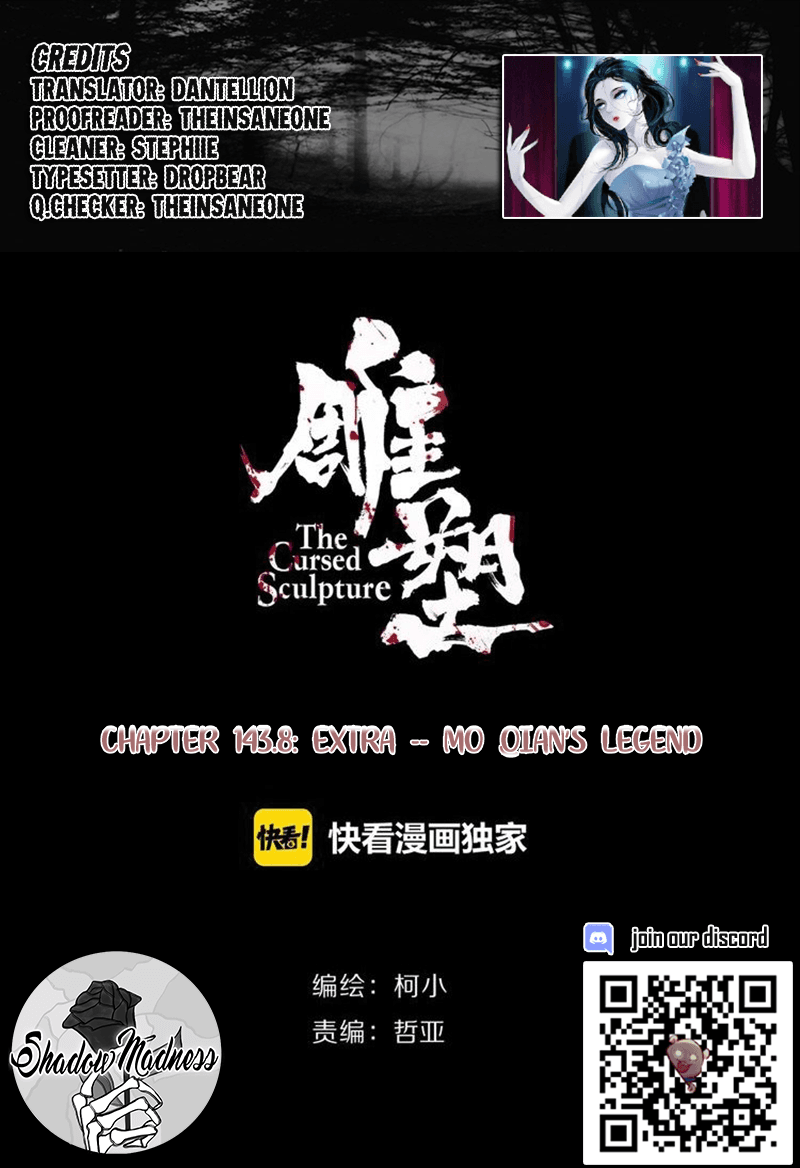 The Cursed Sculpture - Chapter 143.8: Extra 8: Mo Qian's Legend