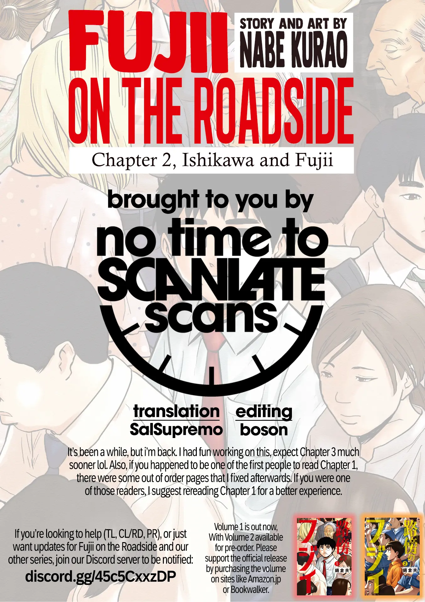 Fujii On The Roadside - Vol.1 Chapter 2: Ishikawa And Fujii