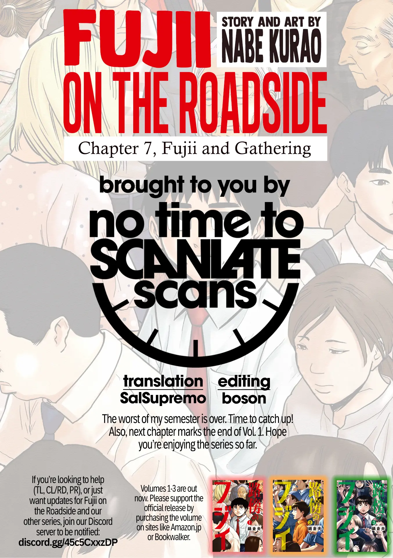 Fujii On The Roadside - Vol.1 Chapter 7: Fujii And Gathering