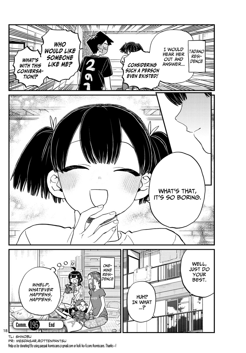 Komi-San Wa Komyushou Desu - Chapter 195: The Three