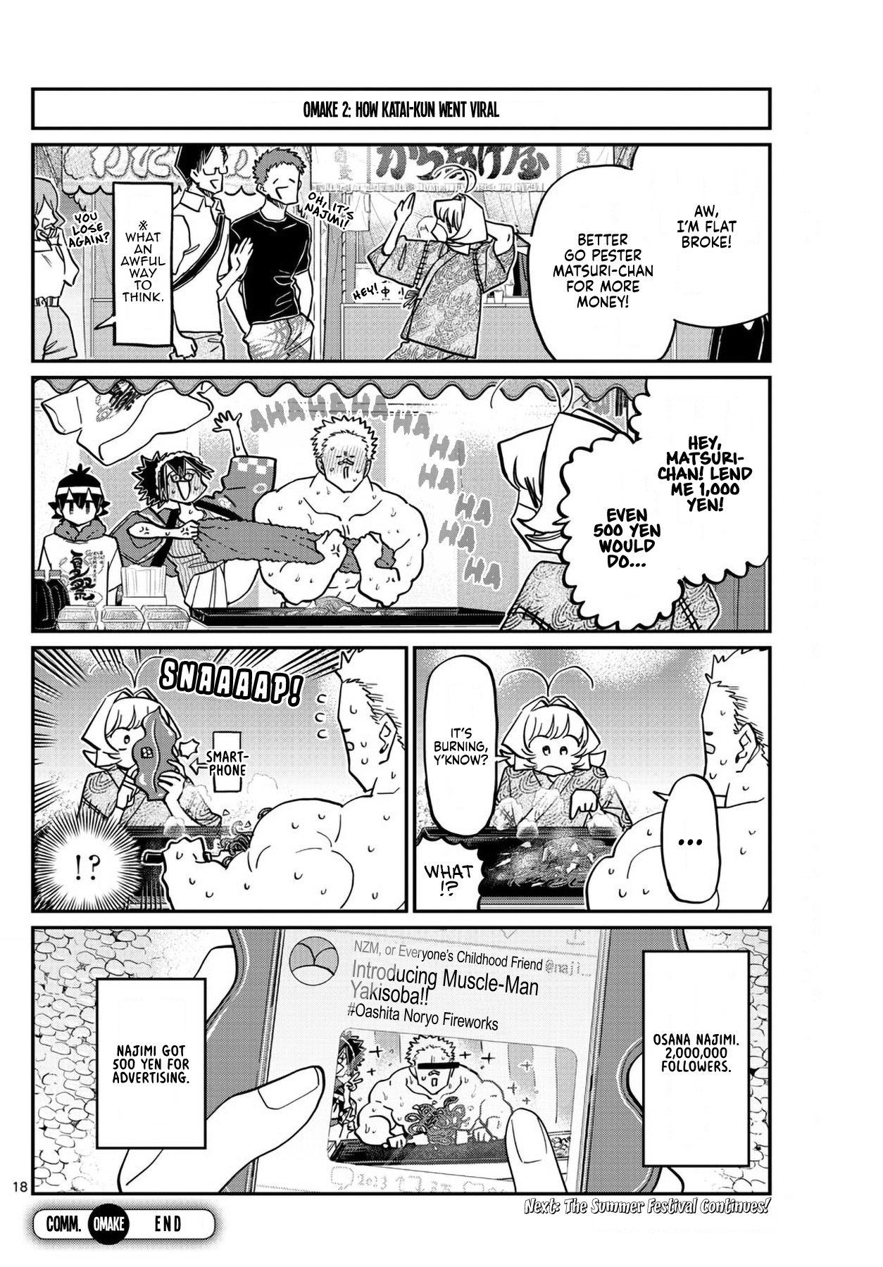 Komi-San Wa Komyushou Desu - Chapter 398: 3Rd Year Summer Festival.