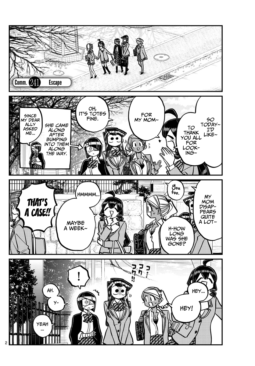 Komi-San Wa Komyushou Desu - Chapter 241: Escape