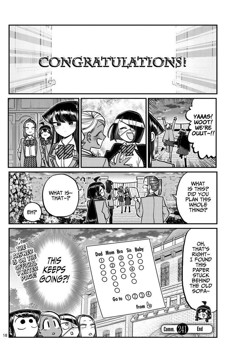 Komi-San Wa Komyushou Desu - Chapter 241: Escape