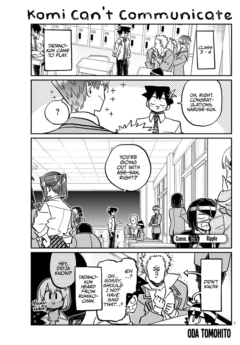 Komi-San Wa Komyushou Desu - Chapter 365: Ripple