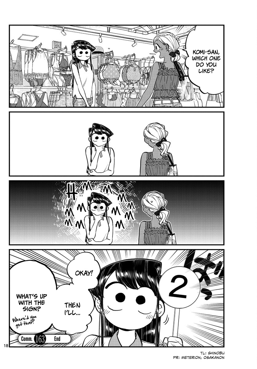 Komi-San Wa Komyushou Desu - Vol.12 Chapter 163: Choosing Swimsuits