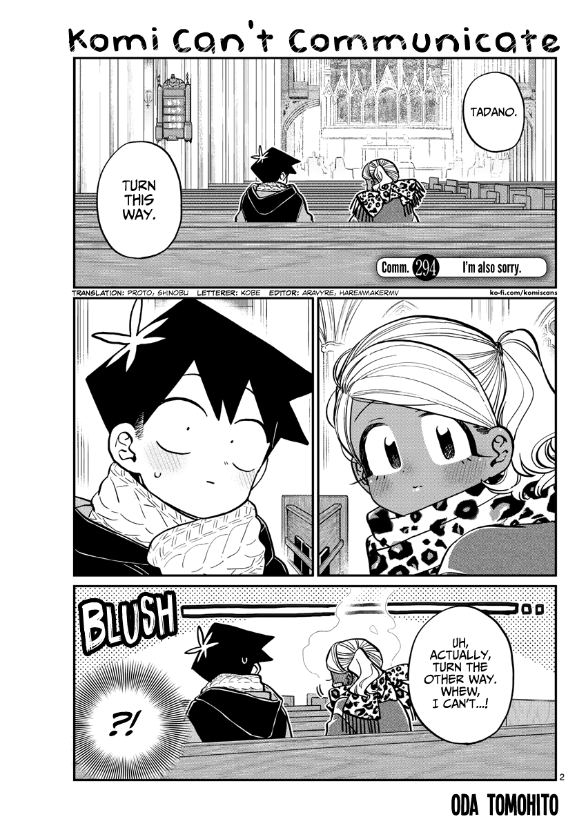 Komi-San Wa Komyushou Desu - Chapter 294: I'm Also Sorry