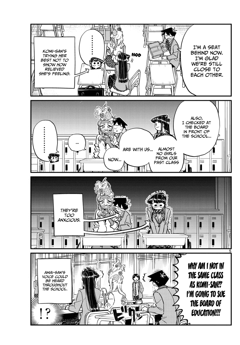 Komi-San Wa Komyushou Desu - Vol.10 Chapter 130: New Class