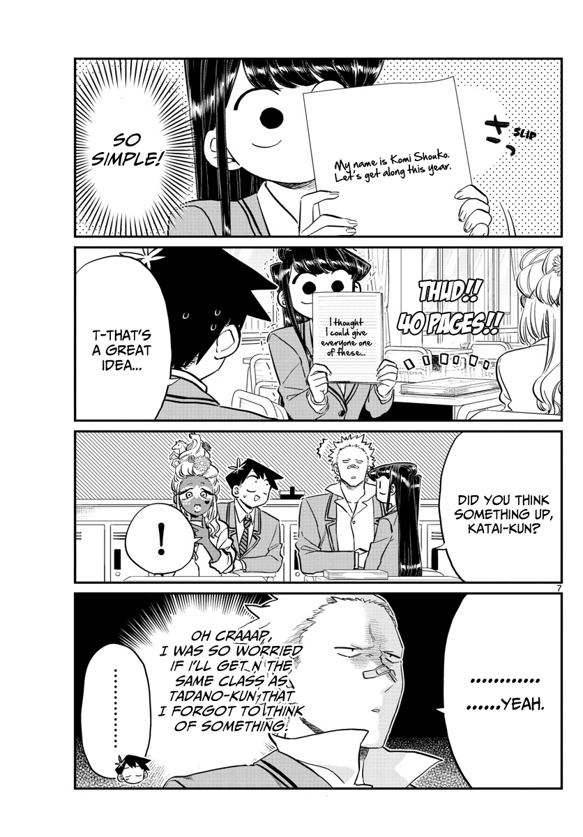 Komi-San Wa Komyushou Desu - Vol.10 Chapter 130: New Class