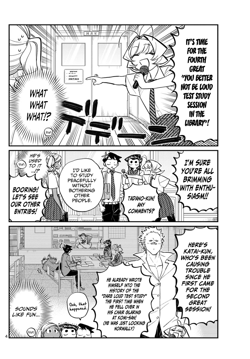 Komi-San Wa Komyushou Desu - Vol.12 Chapter 159: The Fourth Great "You Better Not Be Loud Test Study Session"