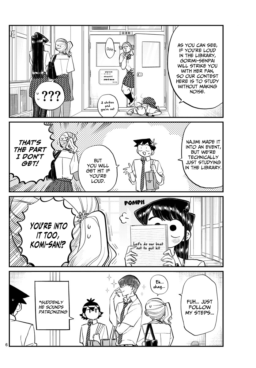 Komi-San Wa Komyushou Desu - Vol.12 Chapter 159: The Fourth Great "You Better Not Be Loud Test Study Session"