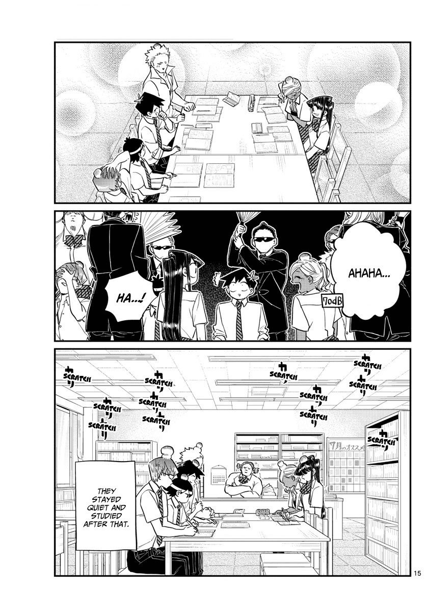 Komi-San Wa Komyushou Desu - Vol.12 Chapter 159: The Fourth Great "You Better Not Be Loud Test Study Session"