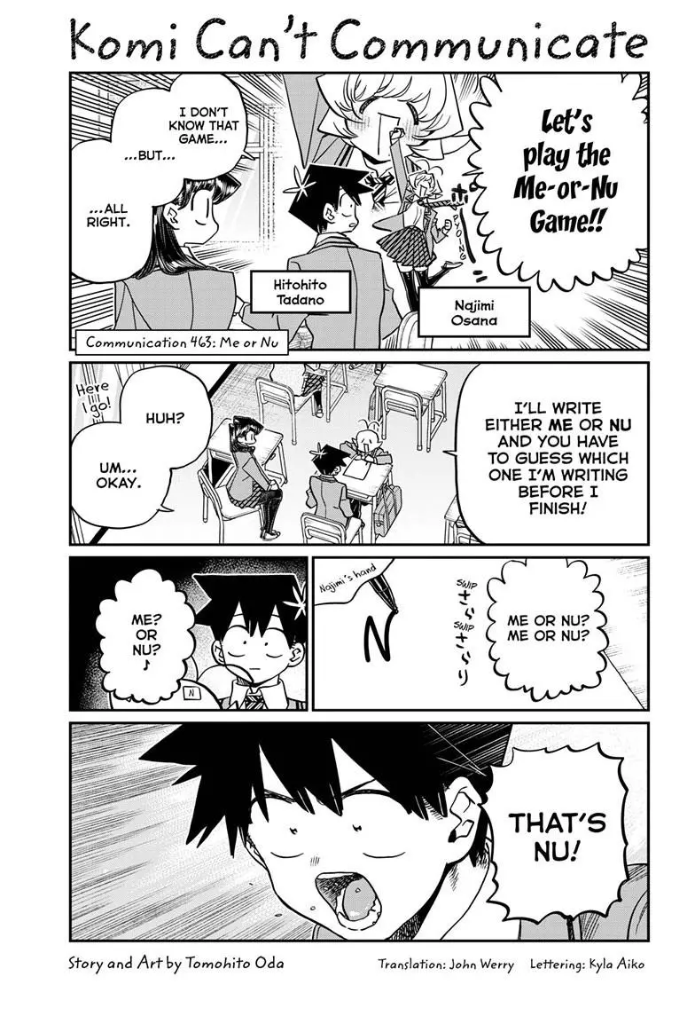 Komi-San Wa Komyushou Desu - Chapter 463