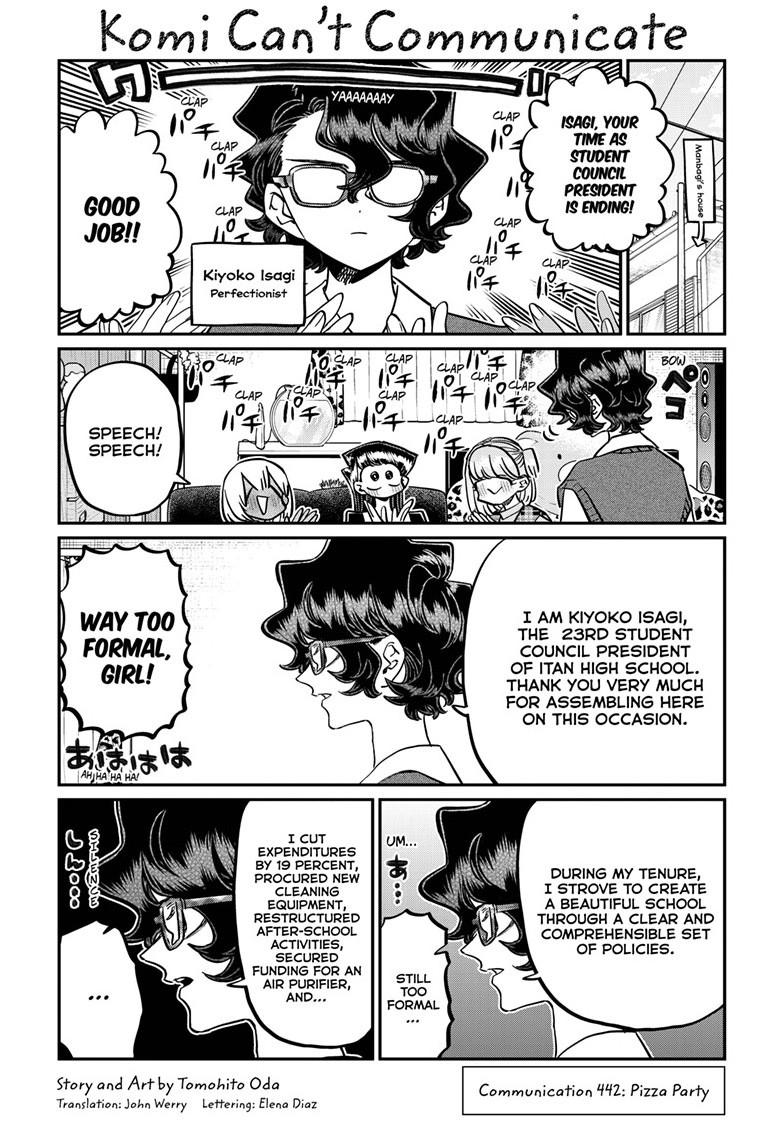 Komi-San Wa Komyushou Desu - Chapter 442