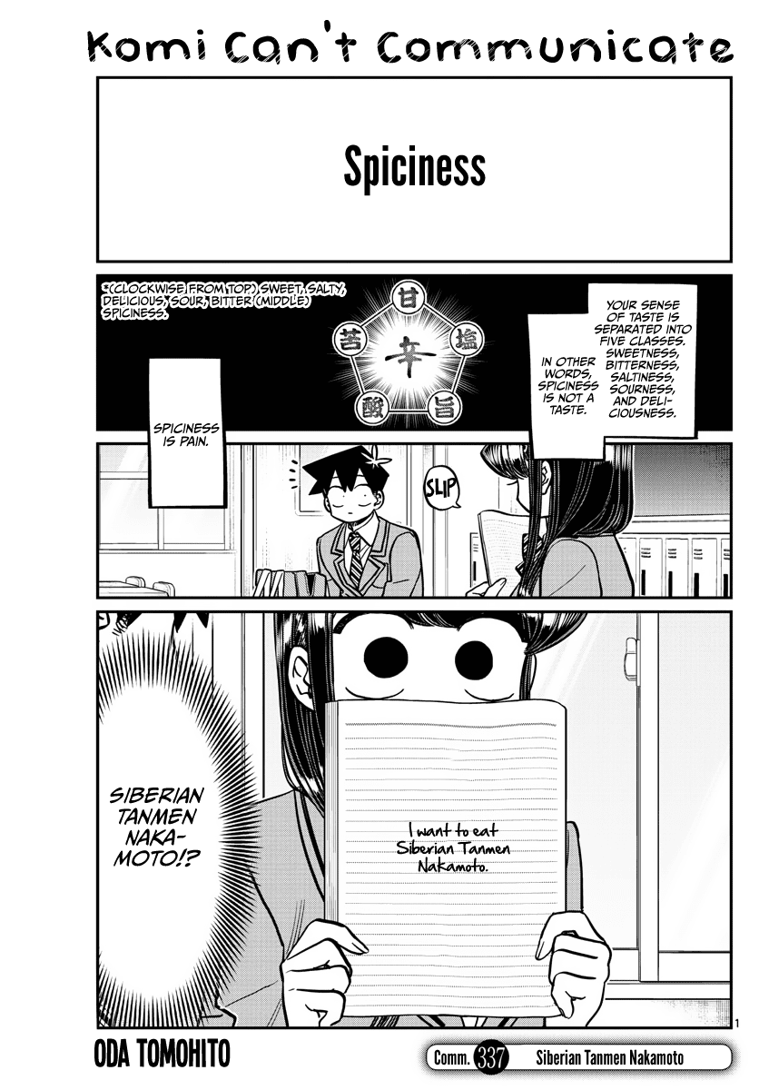 Komi-San Wa Komyushou Desu - Chapter 337: Siberian Tanmen Nakamoto