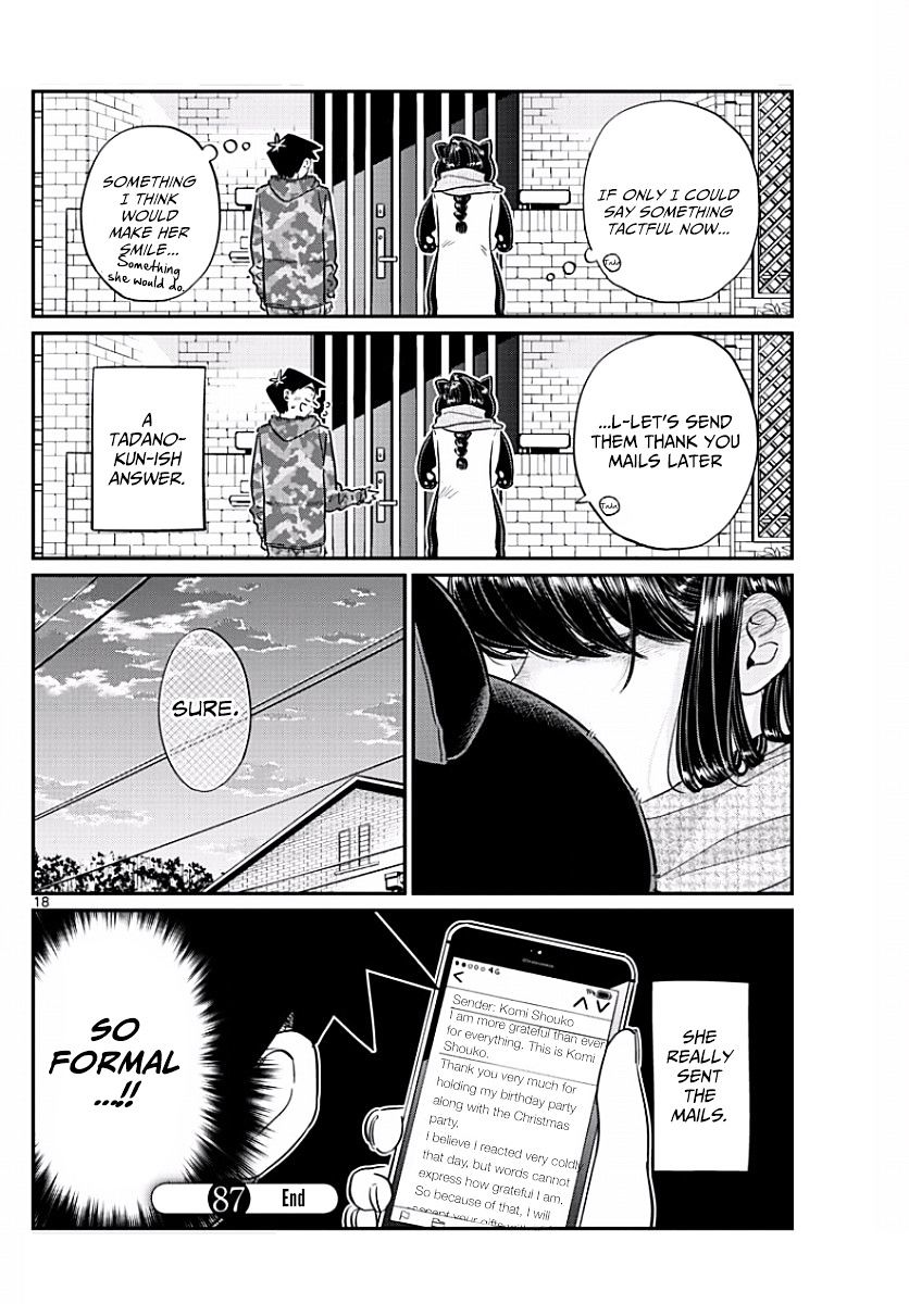 Komi-San Wa Komyushou Desu - Vol.7 Chapter 87: Merry Christmas...