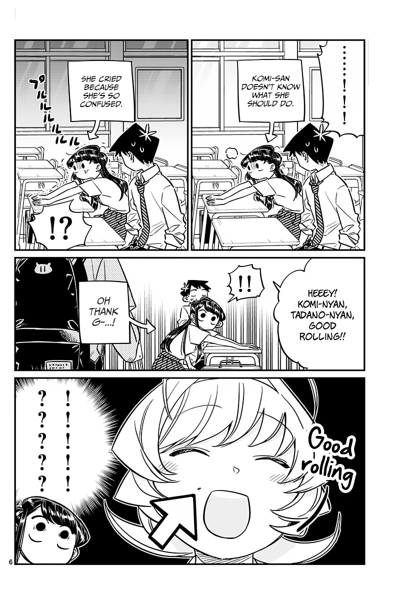 Komi-San Wa Komyushou Desu - Vol.4 Chapter 52: There Is Something In Your Face...desu