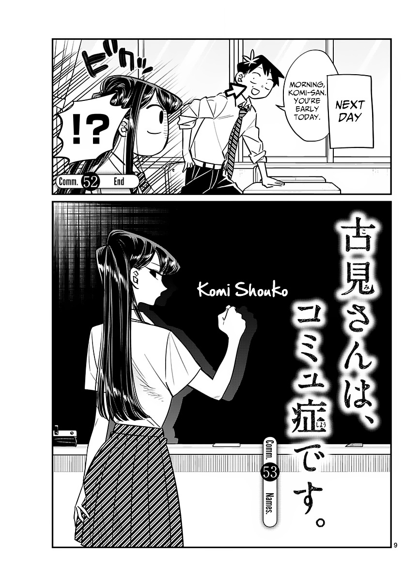 Komi-San Wa Komyushou Desu - Vol.4 Chapter 52: There Is Something In Your Face...desu