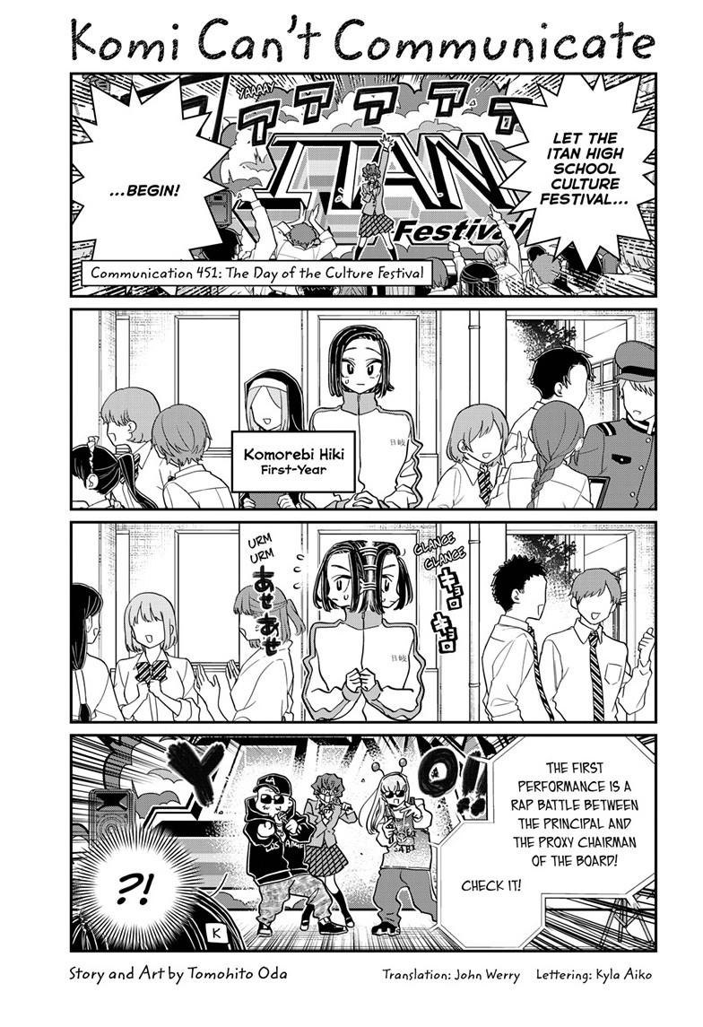 Komi-San Wa Komyushou Desu - Chapter 451