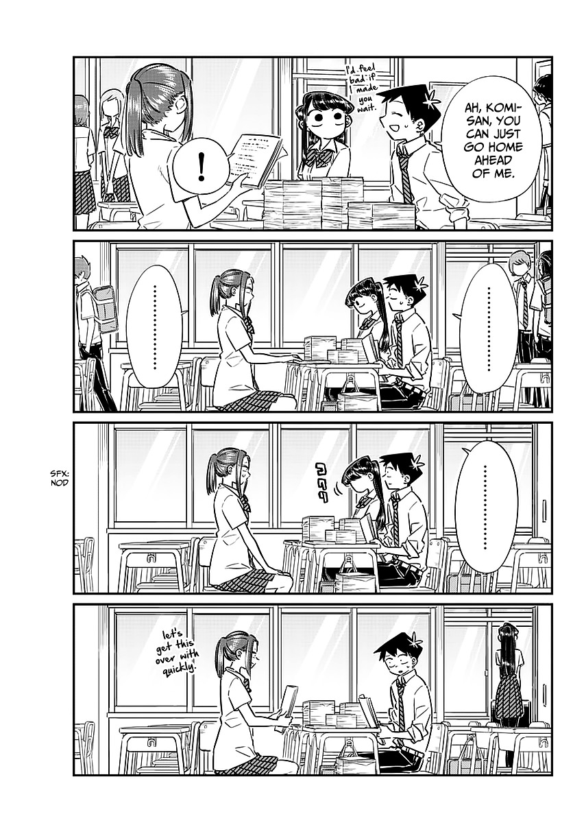 Komi-San Wa Komyushou Desu - Vol.5 Chapter 58: A Bit Of An Unpleasant Feeling