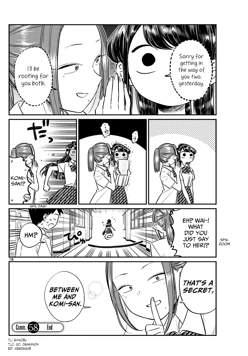 Komi-San Wa Komyushou Desu - Vol.5 Chapter 58: A Bit Of An Unpleasant Feeling