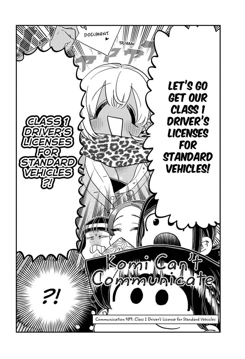 Komi-San Wa Komyushou Desu - Chapter 489