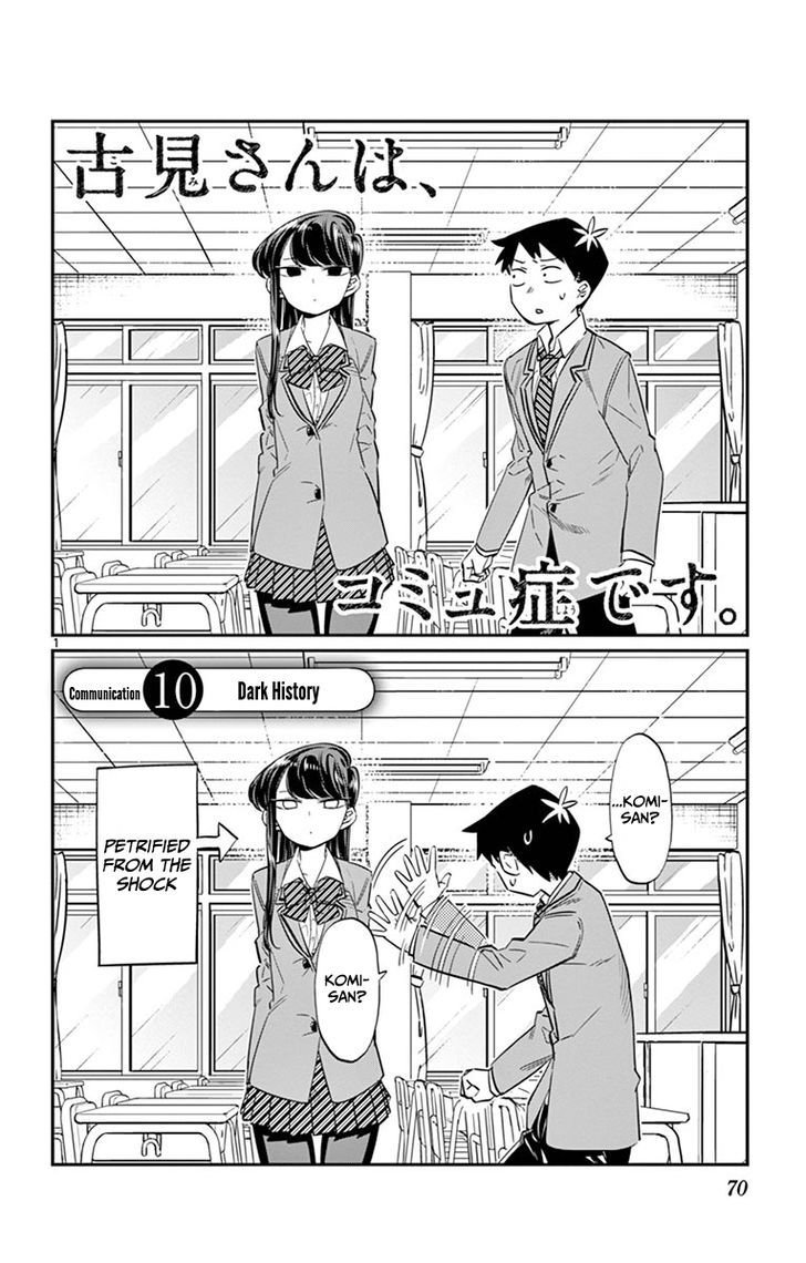 Komi-San Wa Komyushou Desu - Vol.1 Chapter 10: Dark History