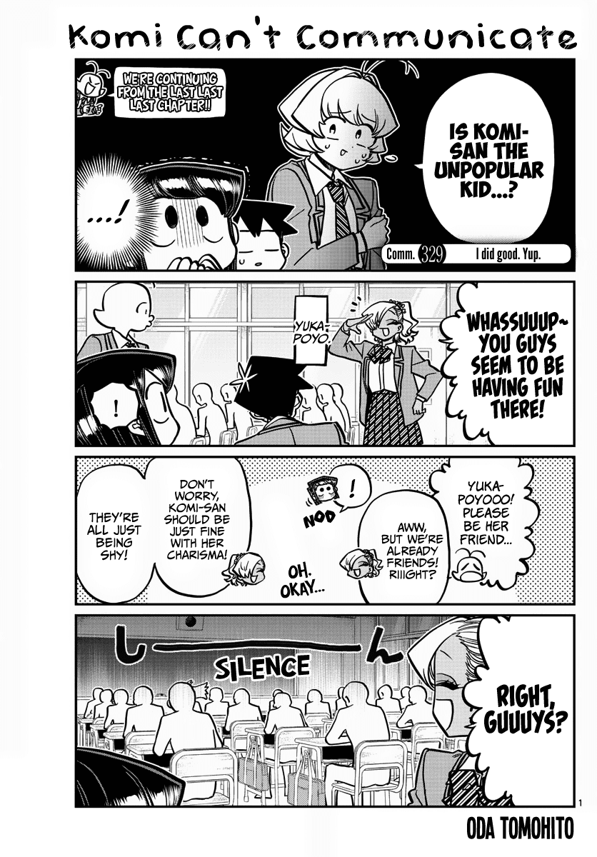 Komi-San Wa Komyushou Desu - Chapter 329: I Did Good. Yup