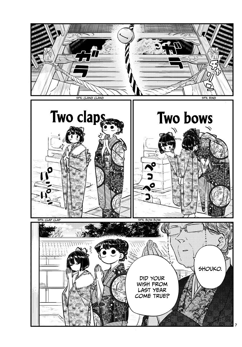 Komi-San Wa Komyushou Desu - Vol.7 Chapter 92: It's New Year's