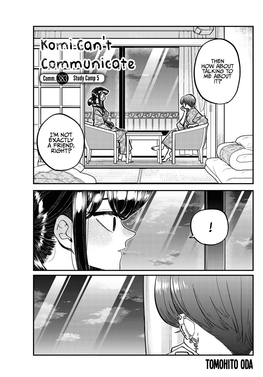 Komi-San Wa Komyushou Desu - Chapter 383: Study Camp 5