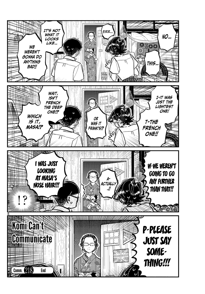 Komi-San Wa Komyushou Desu - Chapter 218: Mom And Dad's Kiss