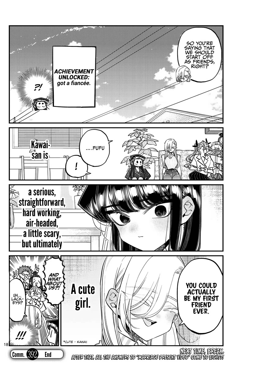 Komi-San Wa Komyushou Desu - Chapter 392: Kawai-San Is