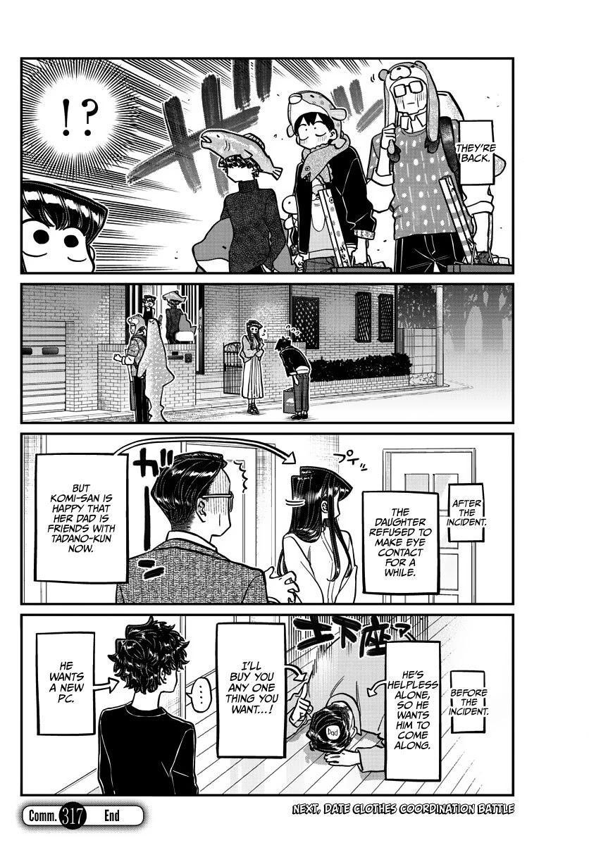 Komi-San Wa Komyushou Desu - Chapter 317: Date (With Dad)