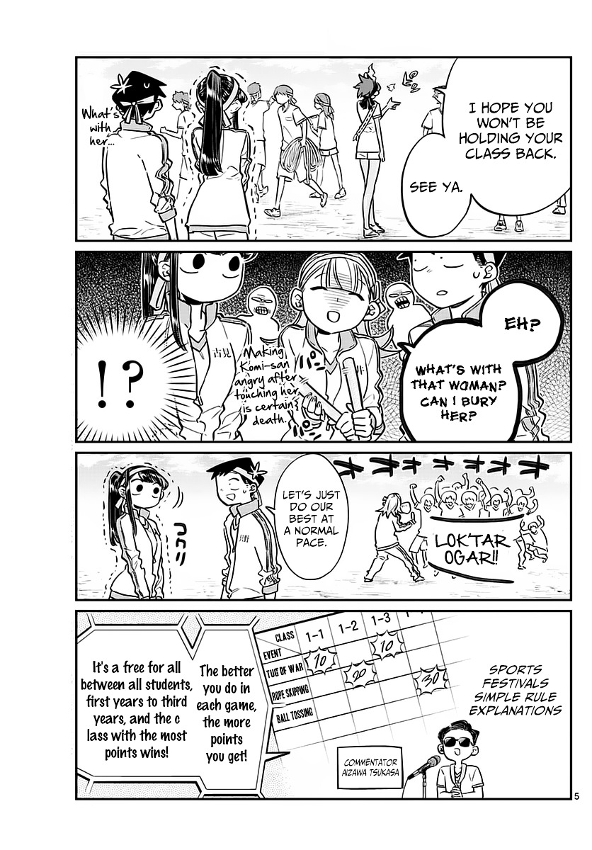 Komi-San Wa Komyushou Desu - Vol.4 Chapter 54: Sports Festival Part 1