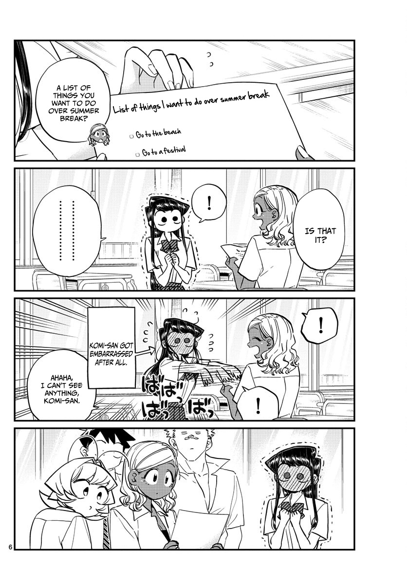 Komi-San Wa Komyushou Desu - Vol.12 Chapter 160: List Of Things I Want To Do