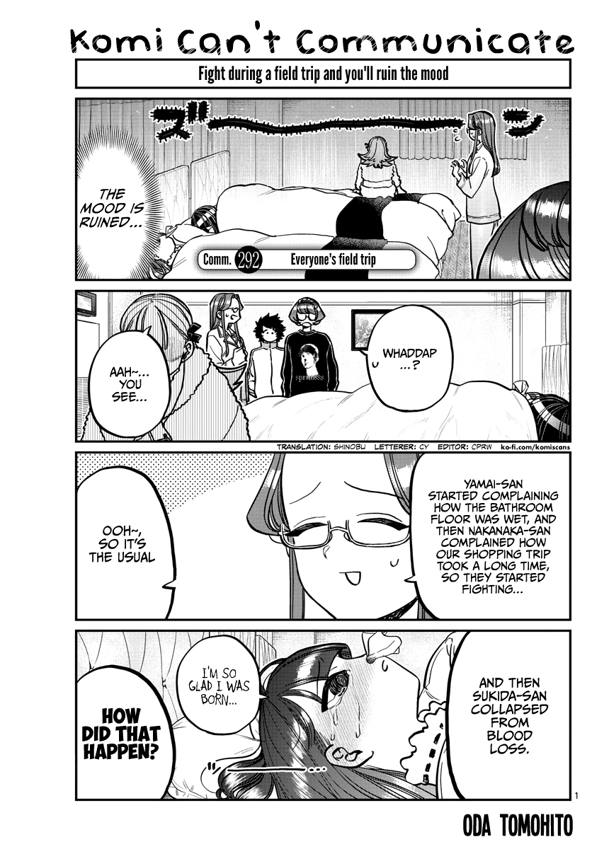 Komi-San Wa Komyushou Desu - Chapter 292: Everyone's Field Trip