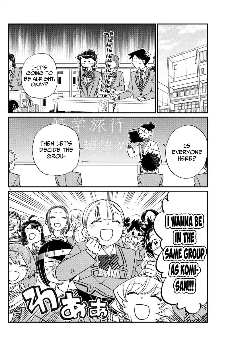 Komi-San Wa Komyushou Desu - Vol.8 Chapter 103.5: Deciding The Groups For The Field Trip's Continuation