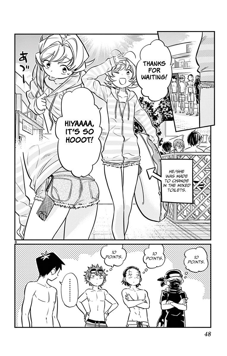 Komi-San Wa Komyushou Desu - Vol.3 Chapter 39: Pool