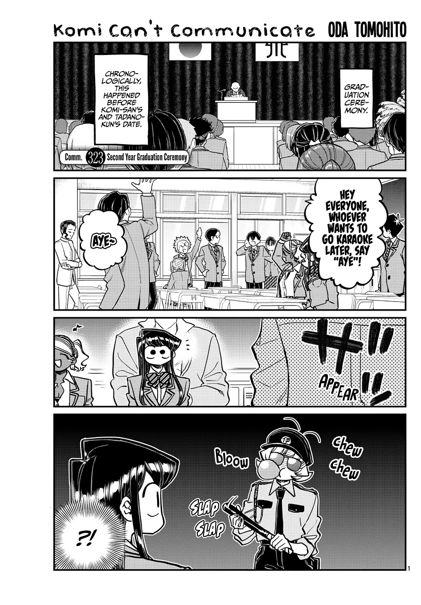 Komi-San Wa Komyushou Desu - Chapter 323: Second Year Graduation Ceremony