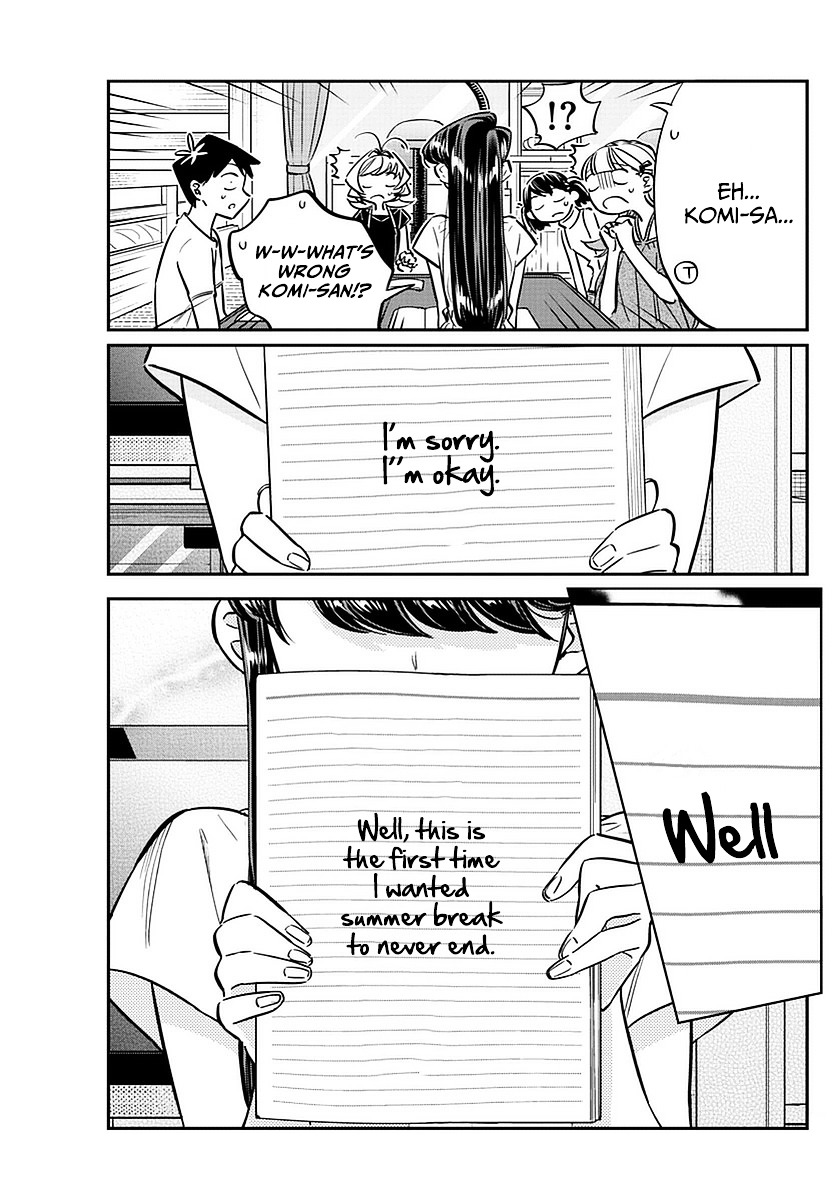 Komi-San Wa Komyushou Desu - Vol.4 Chapter 50: The End Of Summer Break